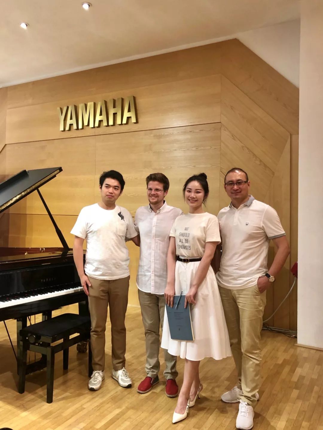 李明阳拉赫玛尼诺夫第二钢琴协奏曲排练现场美国茱莉亚音乐学院巫熹芸