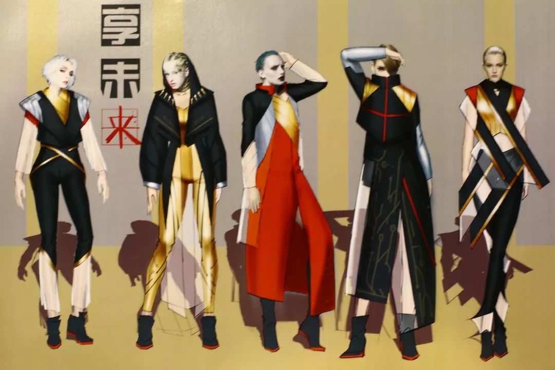 2019"大连杯"国际青年服装设计大赛入围效果图