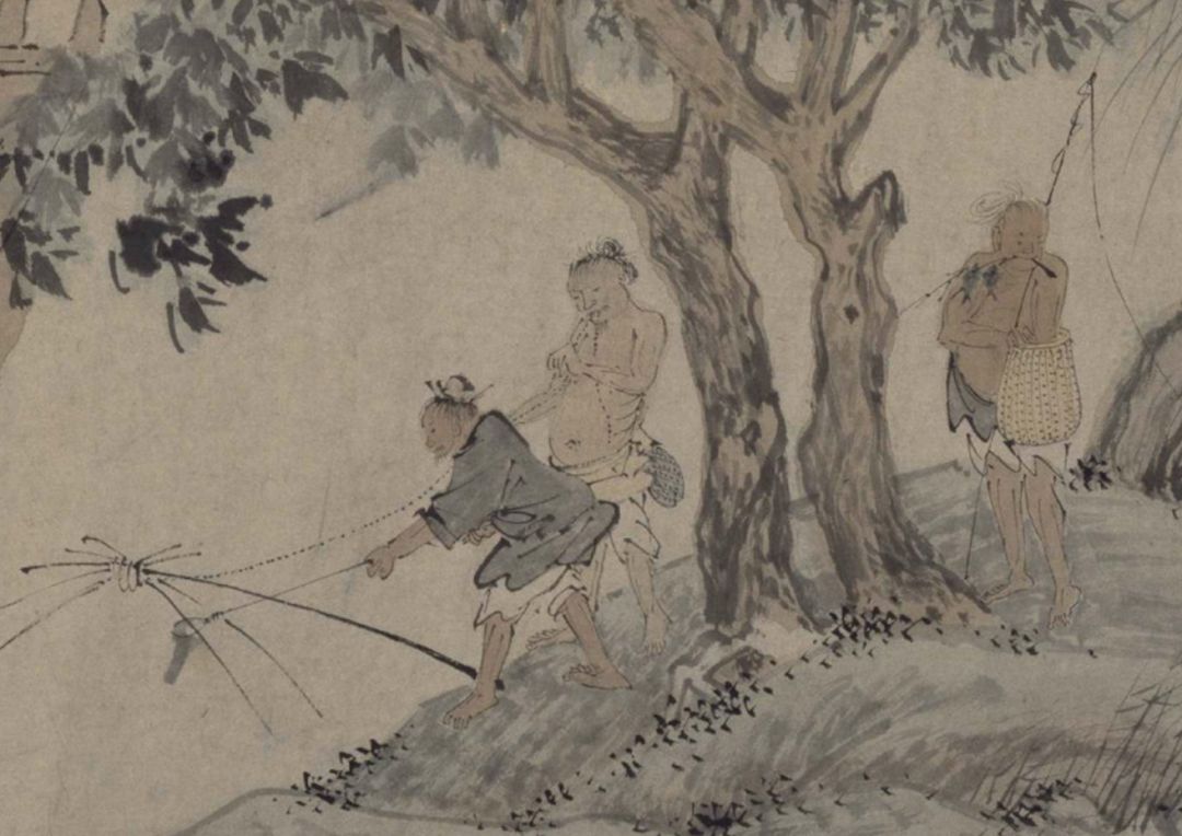 赏画明周臣渔乐图卷