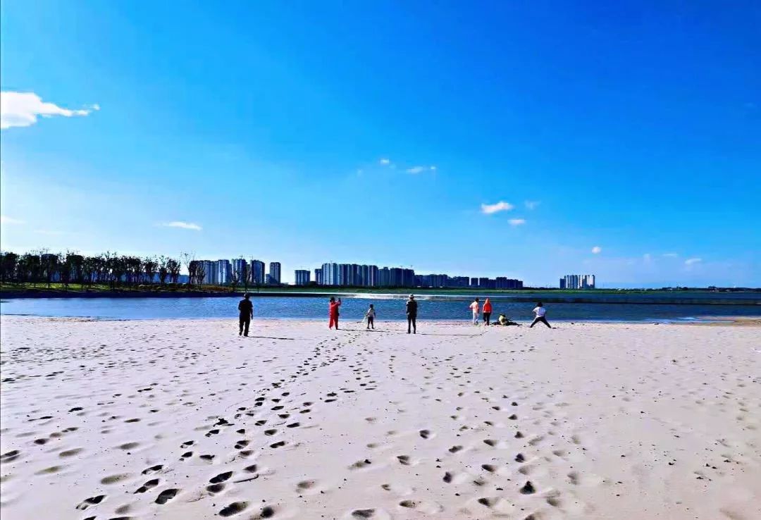 太原晋阳湖沙滩浴场,儿童游乐区你打卡了吗?附路线攻略!_公园