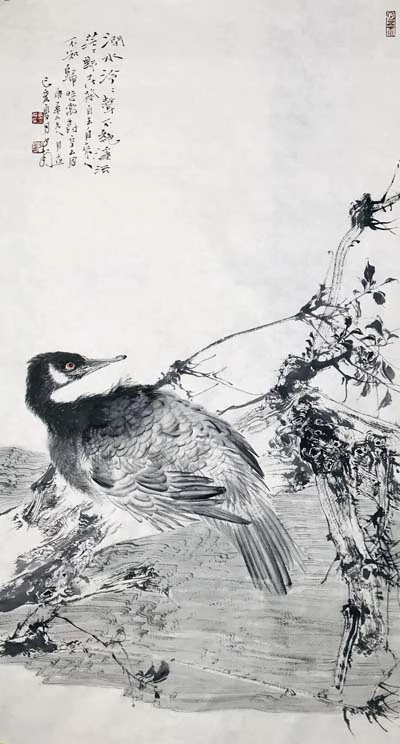 当代著名新锐艺术家秦少甫的笔墨艺术