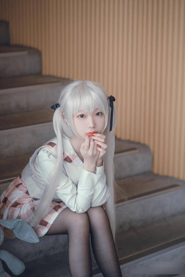 三组国人可爱妹子cos的春日野穹这样可爱的妹妹谁不想要呢