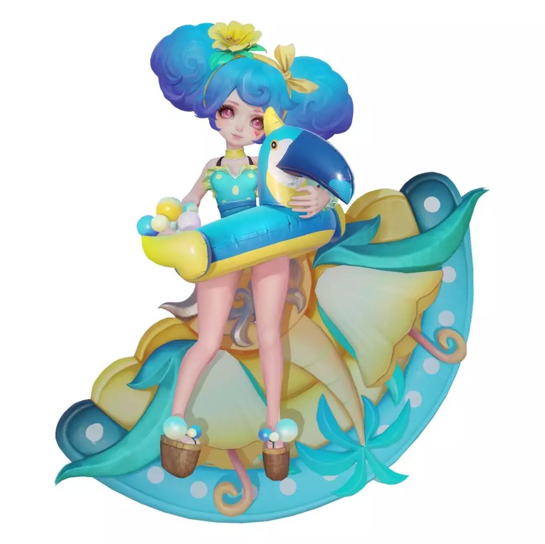 王者荣耀:缤纷独角兽5款星元皮肤曝光,她终于也退出碎片商店了_小乔