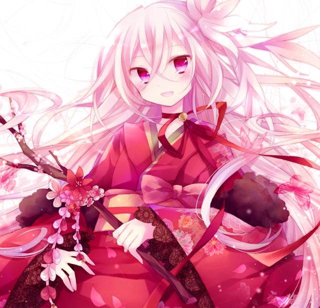 动漫美图欣赏:身穿和服,笑容甜美,人见人爱的二次元小姑娘!_头像
