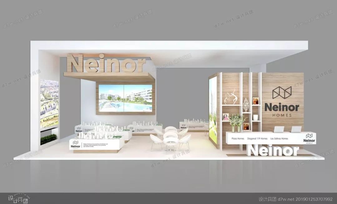 30个四面开展台【灵感图库】_设计