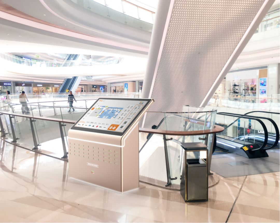 智能导览设备为商业顾客提供简单流畅的智能导览服务,可为商业一屏触