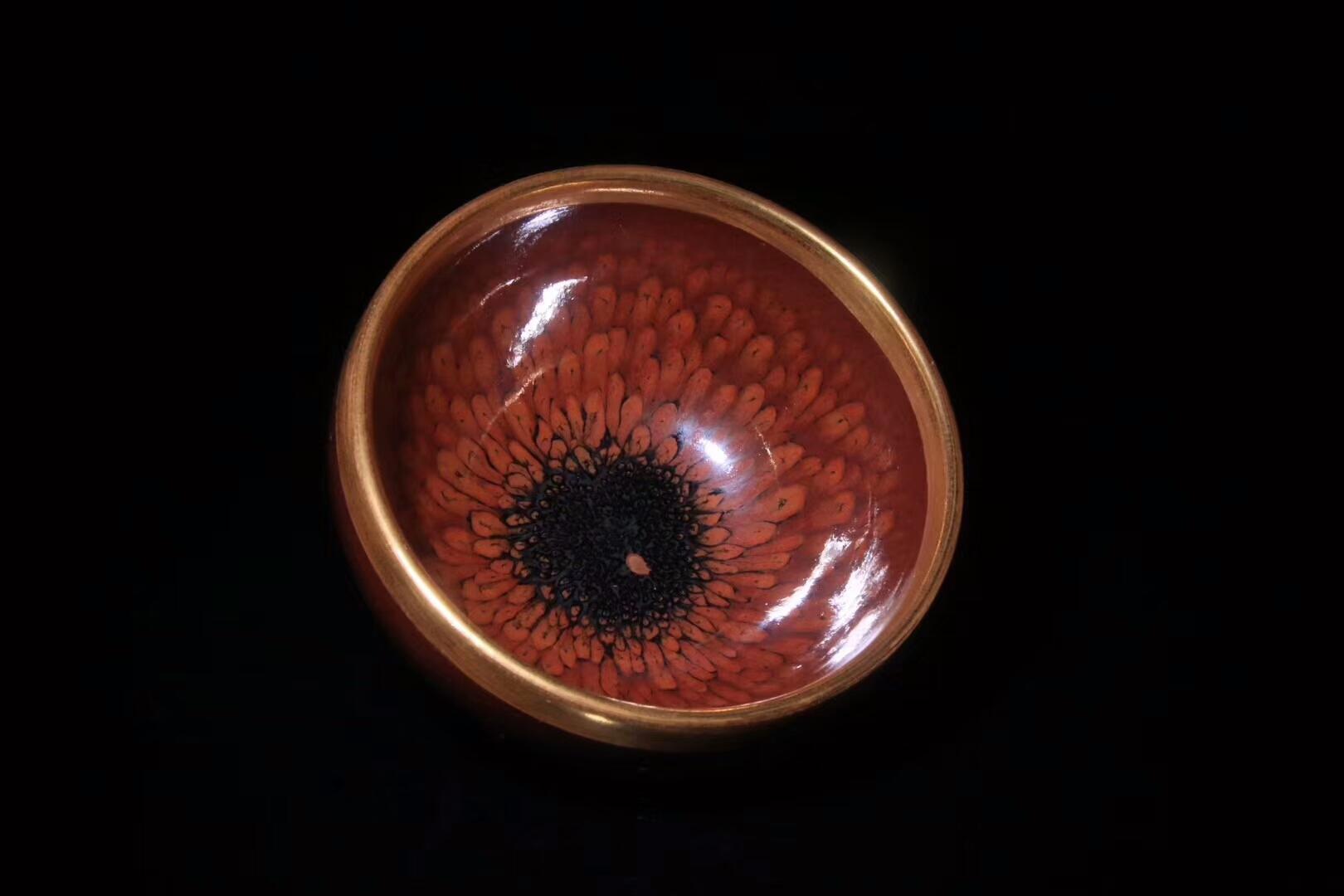 「省级高级工艺大师」陈其富-红鹧鸪建盏-学院派