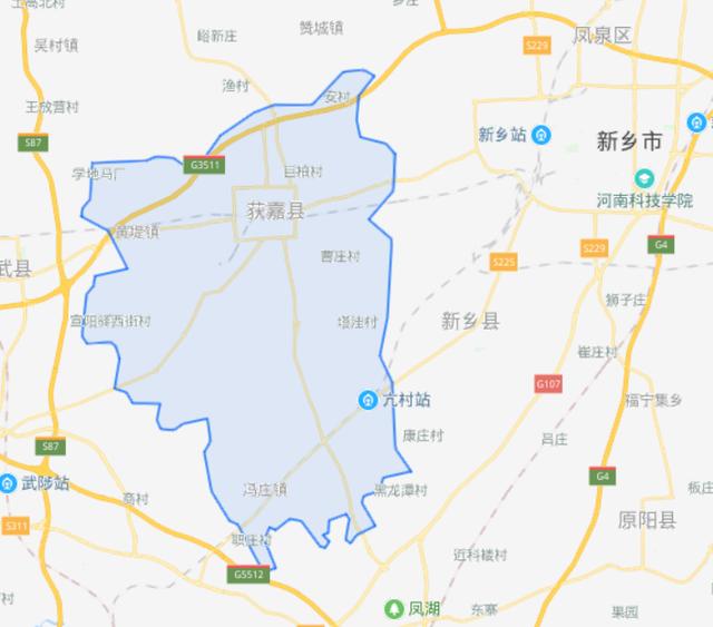 修武行政村地图图片