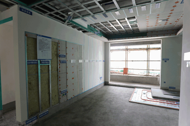 工地观摩会不仅包括主会场分享,更有危化品应急救援演练,实体样板间