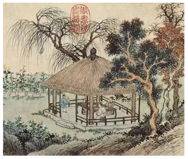 古画里的清凉世界