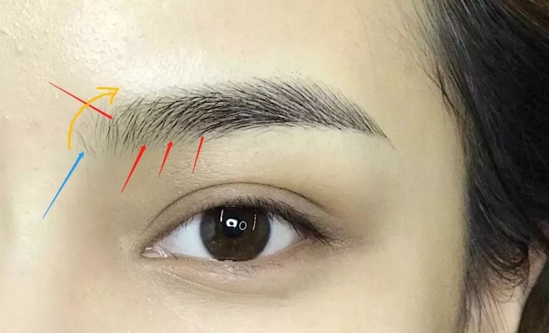 眉头自然效果操作技巧纹绣师必修课