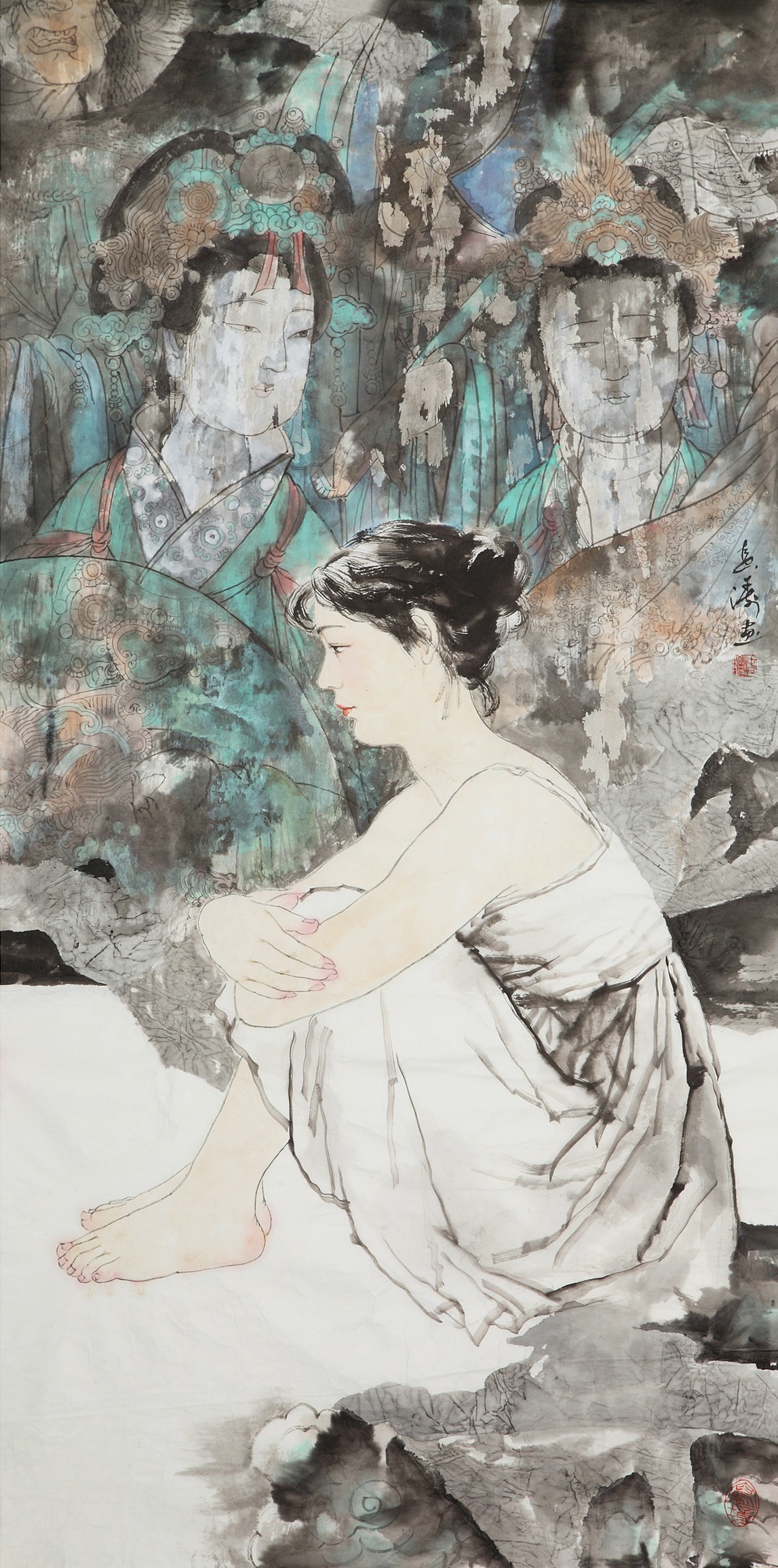 中国画名家画家王春涛人物画欣赏