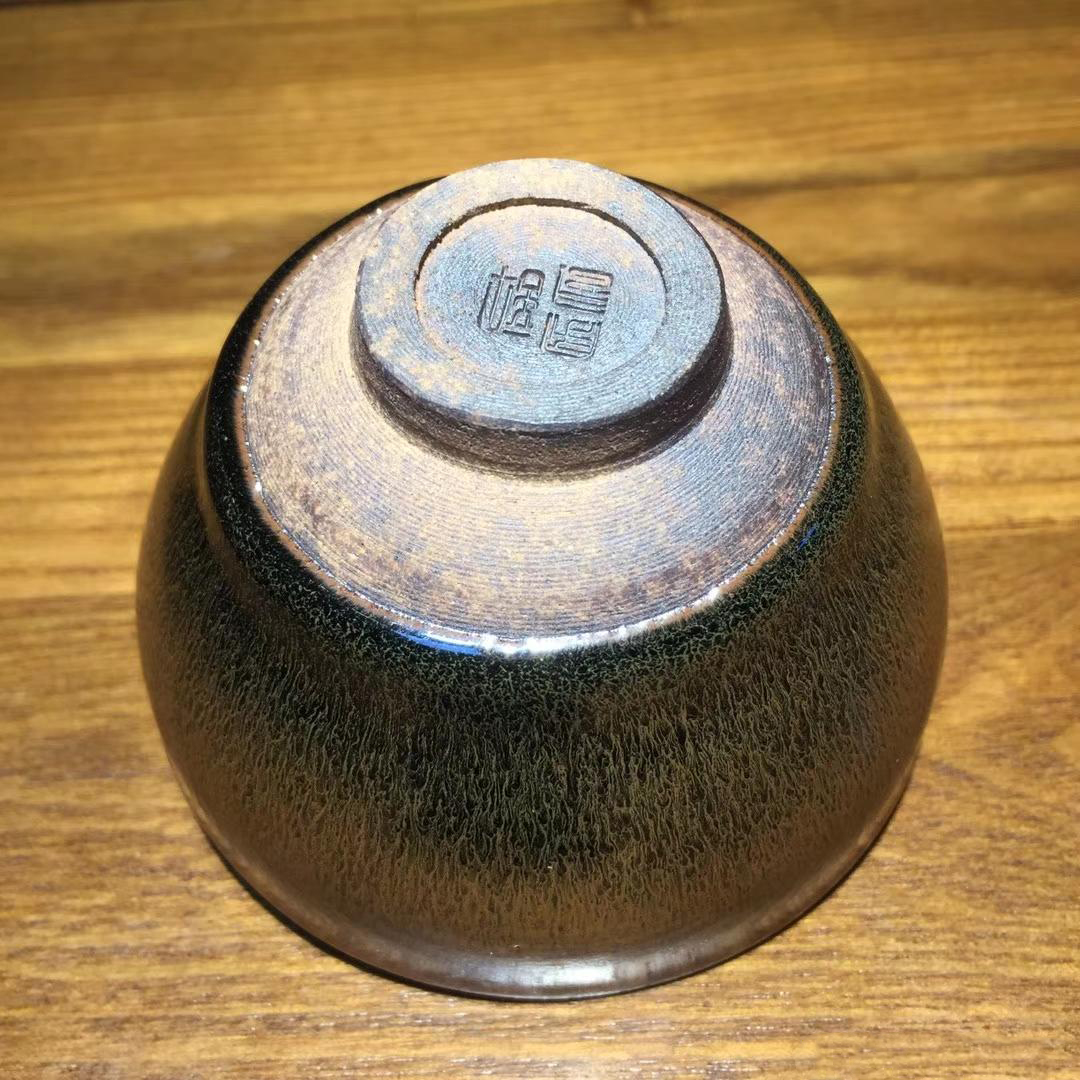 「省级非遗传承人」许家有作品--柴烧兔毫建盏