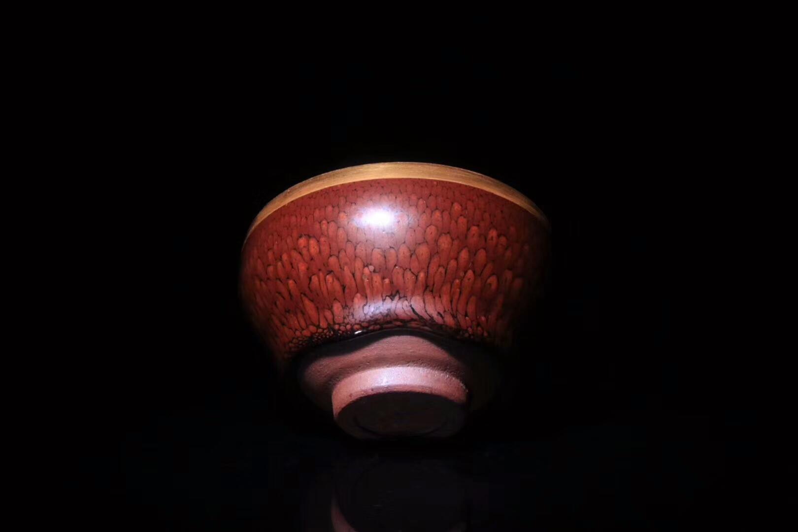 「省级高级工艺大师」陈其富-红鹧鸪建盏-学院派