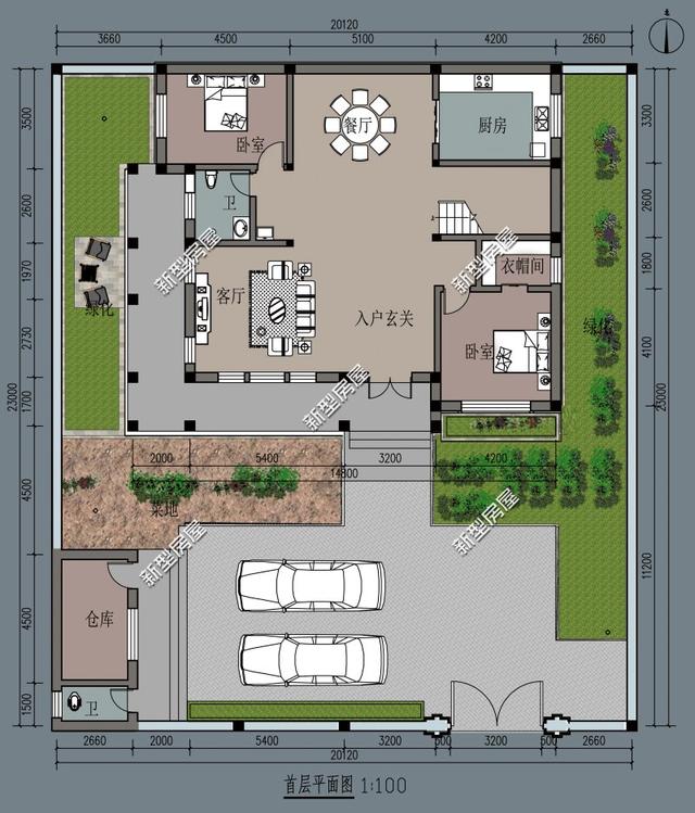 6套带小院的农村自建房,舒适又接地气,第5套26万就能建?