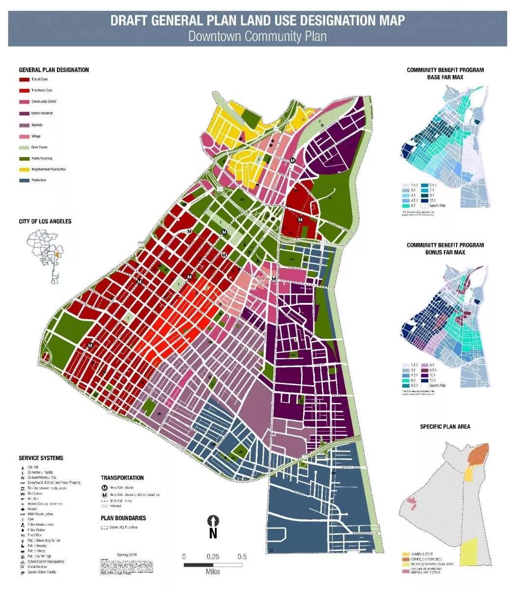 洛杉矶城市平面图图片