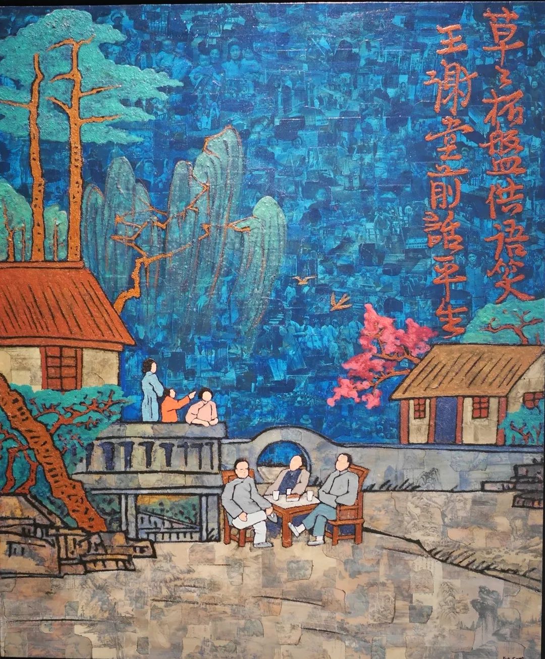 以火为笔艺术家薛松邀你来看他怎么烧