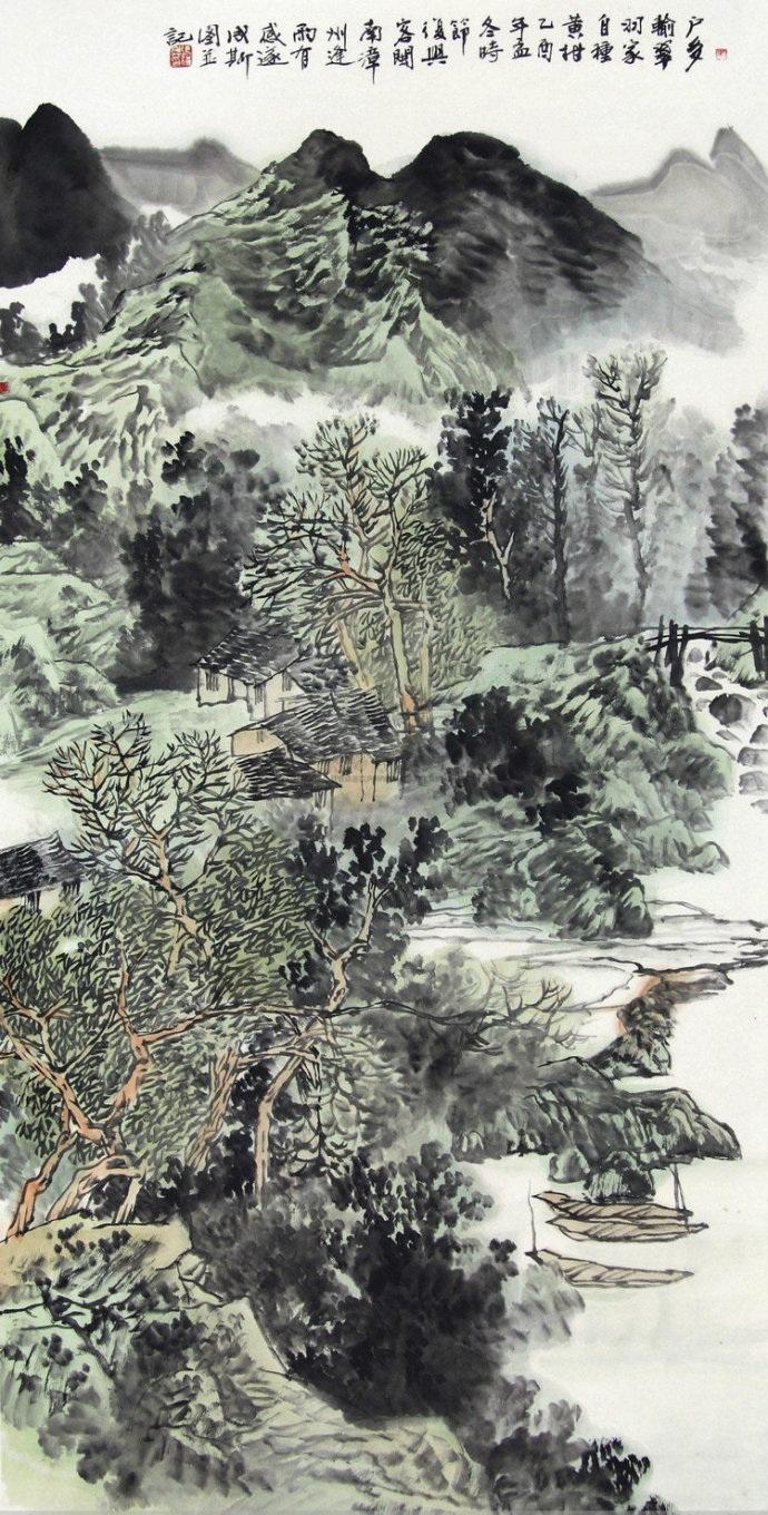 当代著名山水画家张复兴山水国画作品欣赏