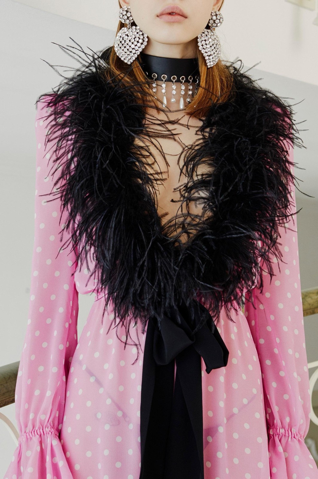 202021秋冬女装工艺趋势鸵鸟羽毛