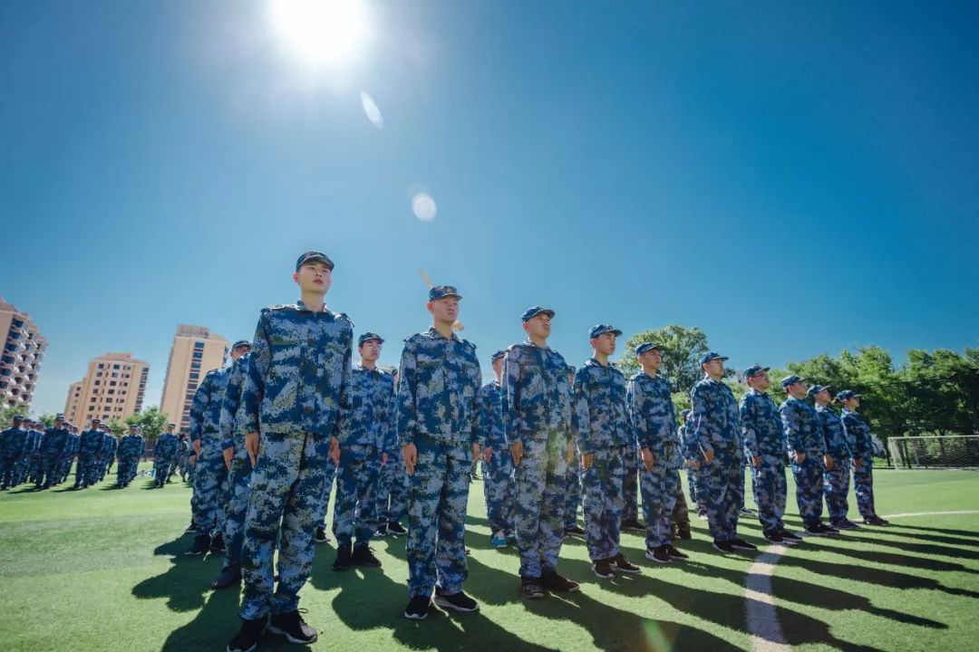 军训的夏天60张图片给你留下海蓝色的记忆