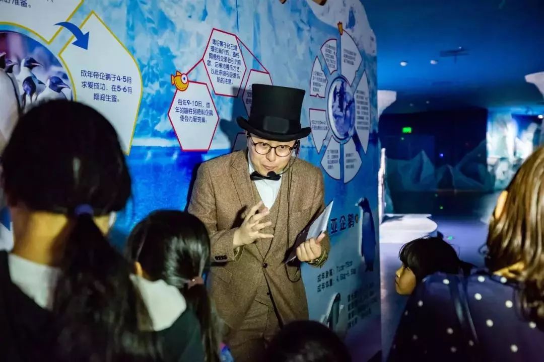 小朋友们一起来吧探索神秘的海洋世界开营仪式伴随着"鲸奇博士"的讲解