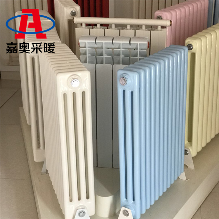 钢制四柱散热器qfgz406钢管四柱型散热器钢四柱暖气片厂家价格