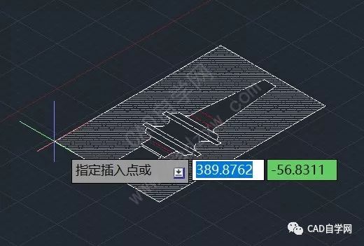 利用cad截面平面快速生成三維模型的二維剖視圖