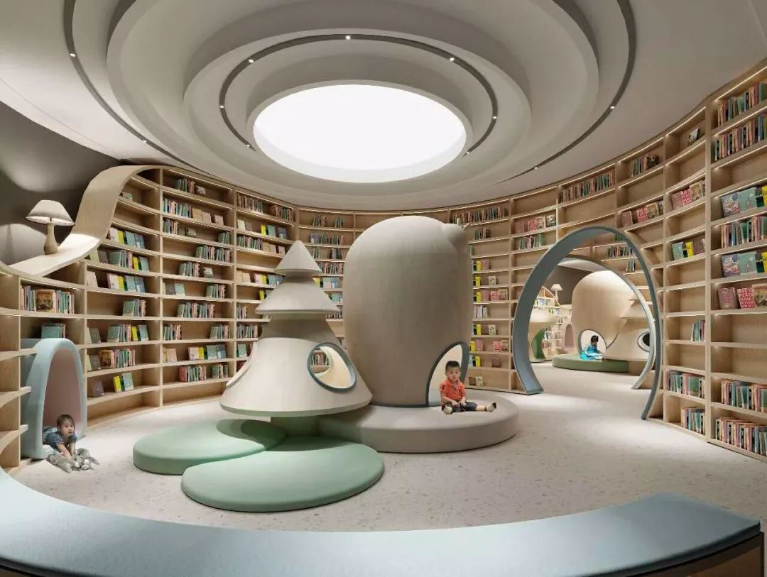 亲子书吧效果图