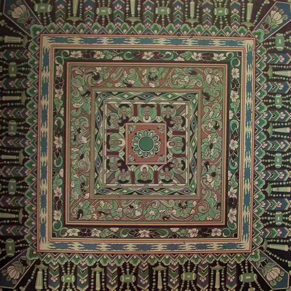 敦煌的藻井_装饰