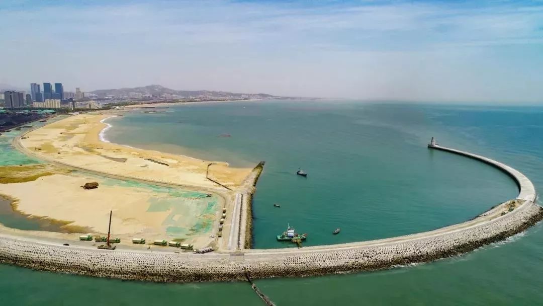 "海龙湾"项目竣工,日照新增46万㎡沙滩
