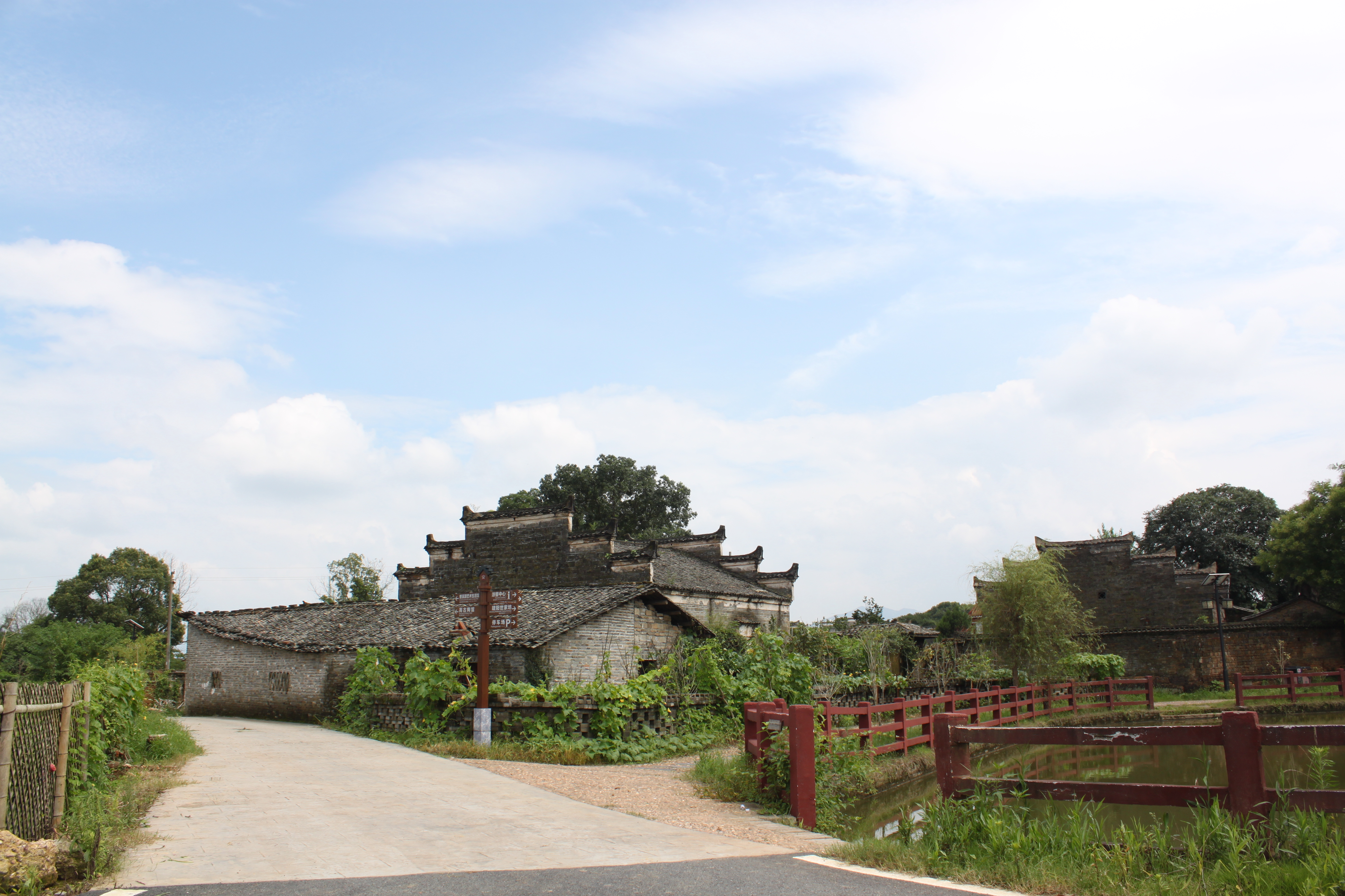 燕坊古村图片