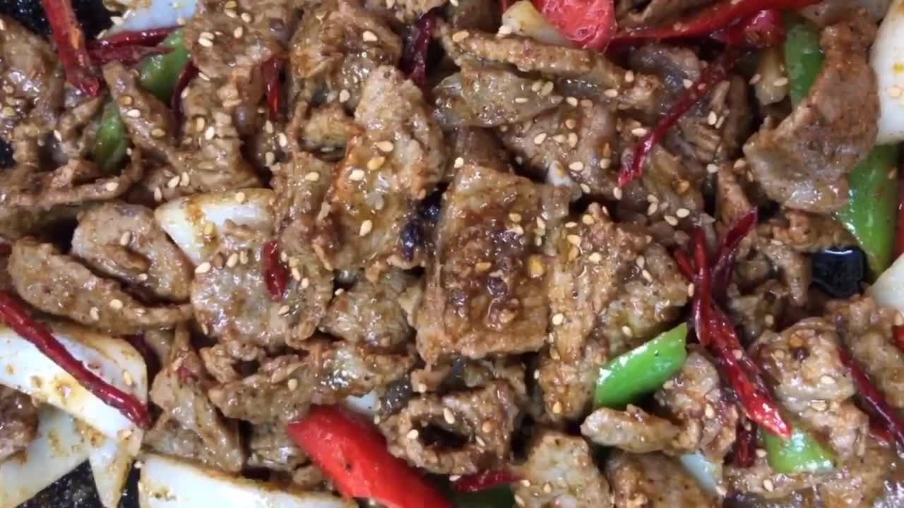 原創孜然牛肉好吃的做法吃著鮮嫩滑爽看著直流口水