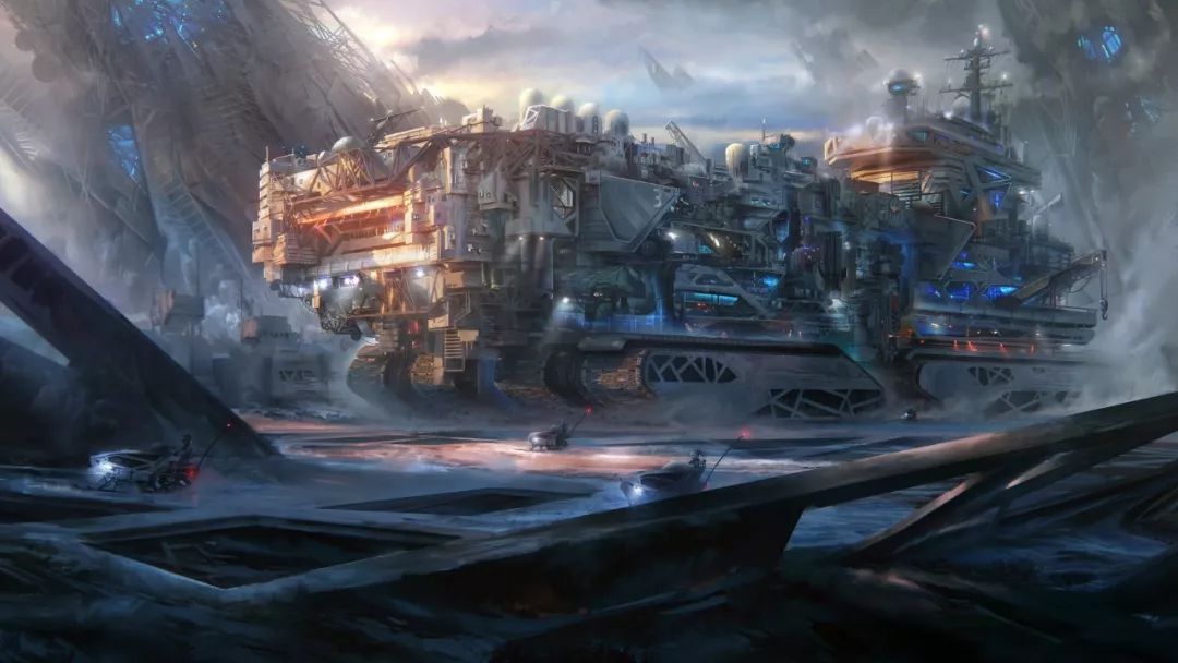 用3d建模的赛博朋克世界到底有多炫?荷兰画师leon tukker作品欣赏