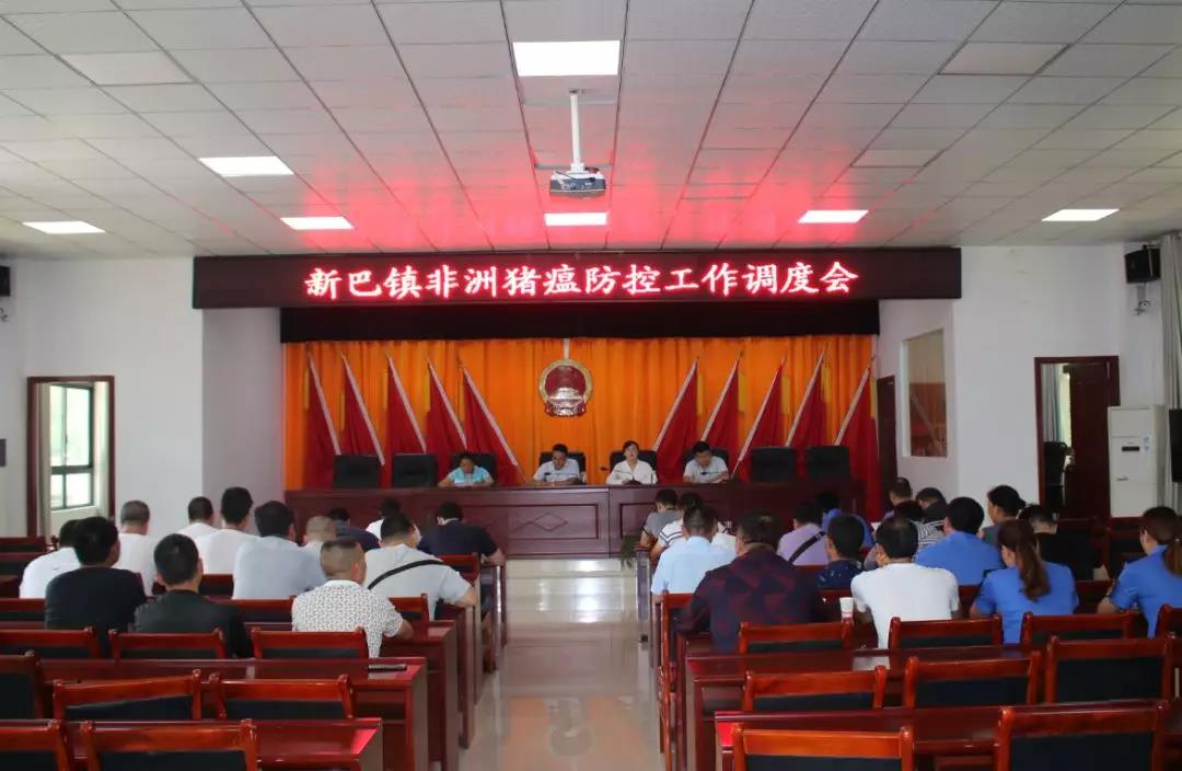 贵定县新巴镇召开非洲猪瘟防控工作调度会