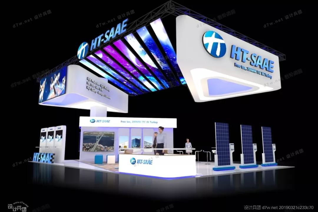 30个四面开展台【灵感图库】_设计