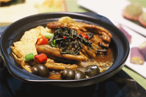 田螺鸭脚煲