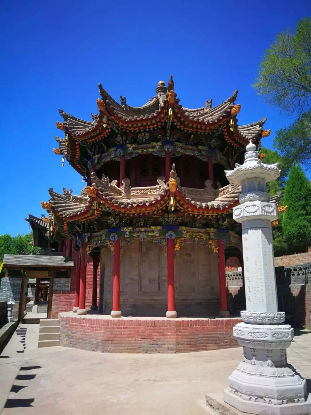 五台游玩走马观花尊胜寺