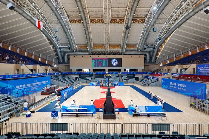 军运会女篮比赛场馆——光谷体育馆印象