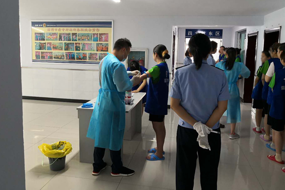 张店区疾控中心走进市看守所开展艾滋病防控工作