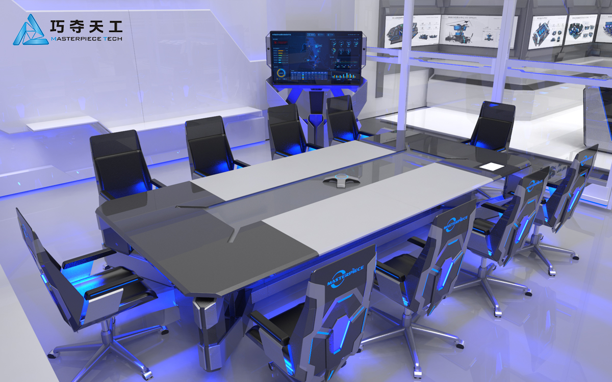 巧夺天工科技未来科幻办公室展厅装修设计风格将掀起新一轮装修设计