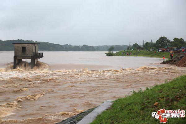 走进鹰潭消防抗洪抢险暴雨中的守护者