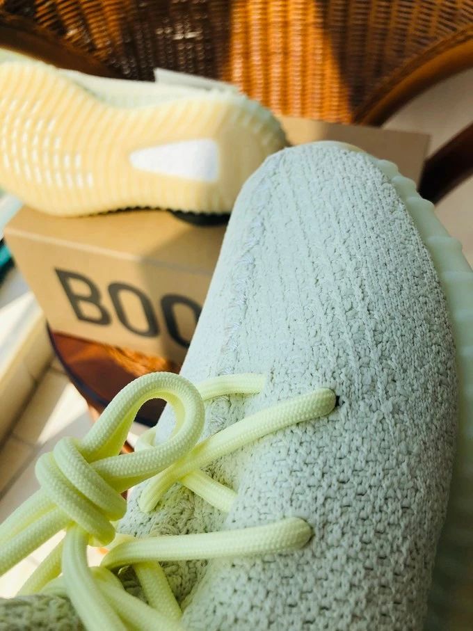 实物 上脚 评测 感受yeezy 350 v2 黄油椰子鞋