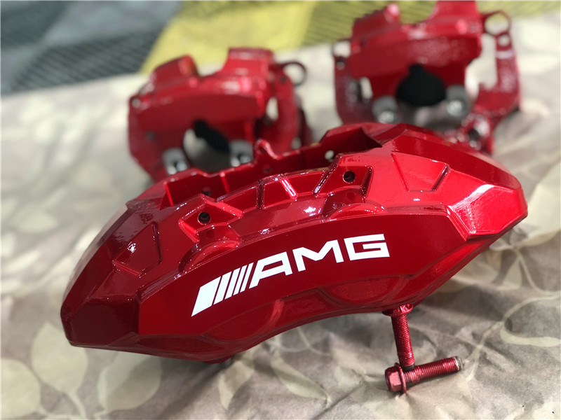 刹车卡钳喷漆改色-红色系例案例分享