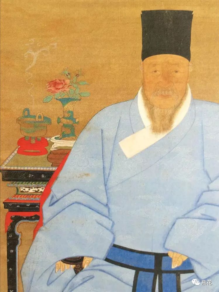 明丨佚名丨男像轴△明万历丨沈俊丨钱应晋像轴△清康熙丨禹之鼎丨