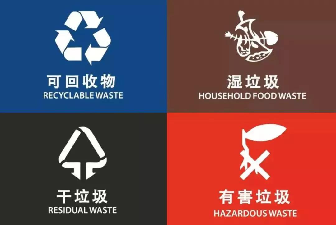 干垃圾:一次性餐具,餐巾纸,污损塑料袋,灰土,大骨.有害垃圾:废药品,含
