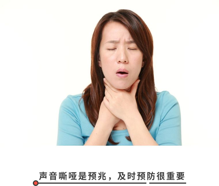 声音嘶哑是预兆及时预防很重要