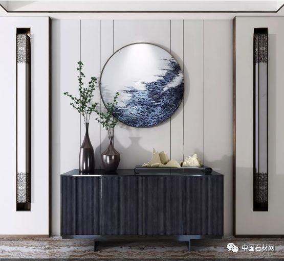 45个新中式大理石玄关设计方案