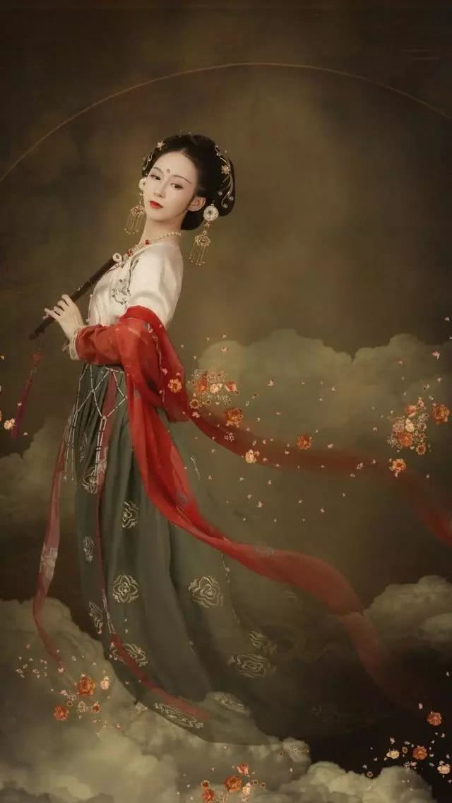 汉服遇上敦煌飞天凌空翱翔天外飞仙