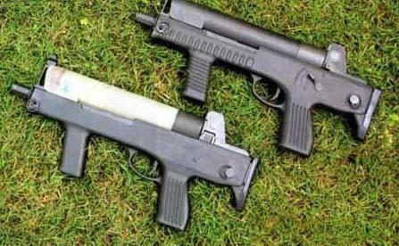 中国cf05式螺旋弹筒冲锋枪