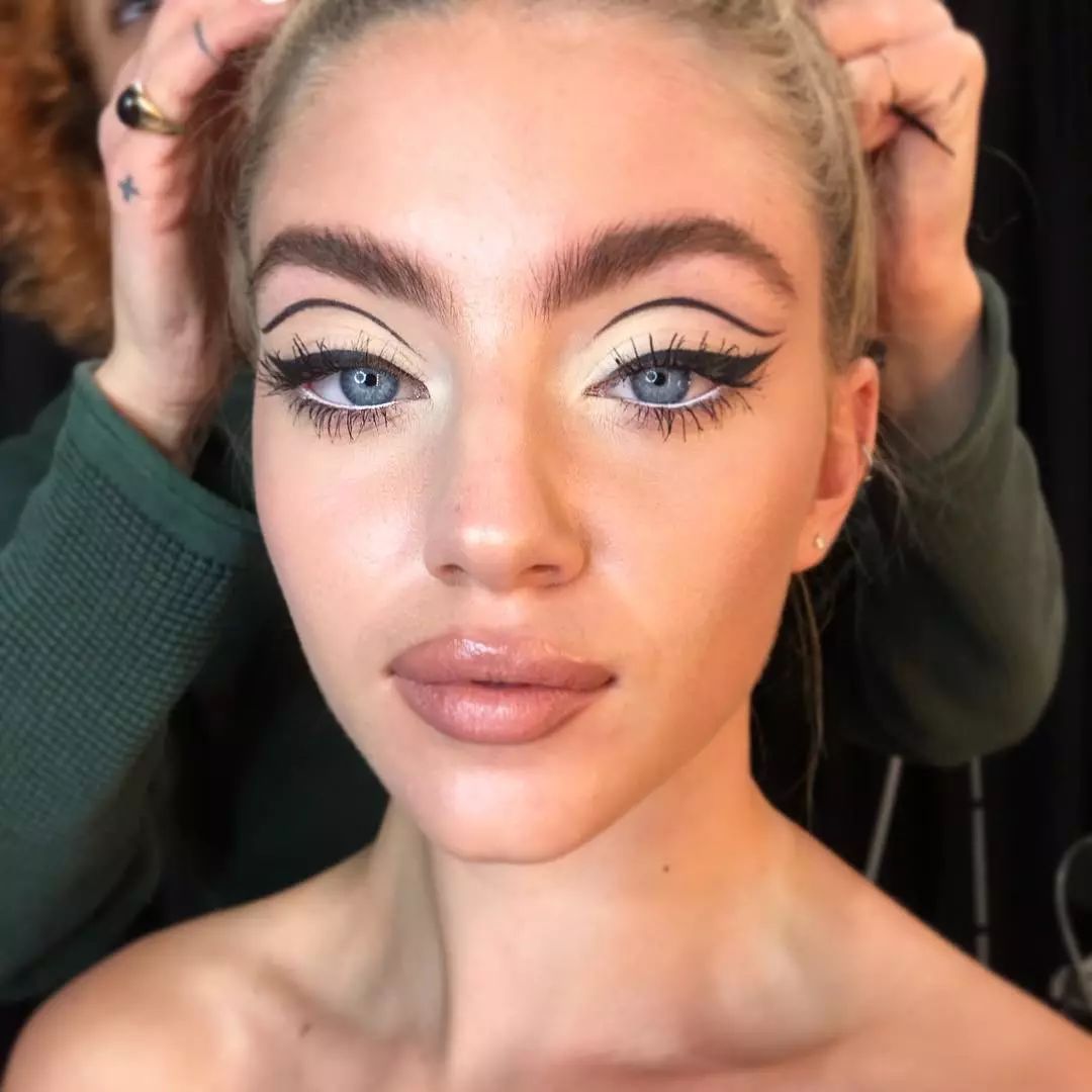 收藏欧美t台妆容集锦